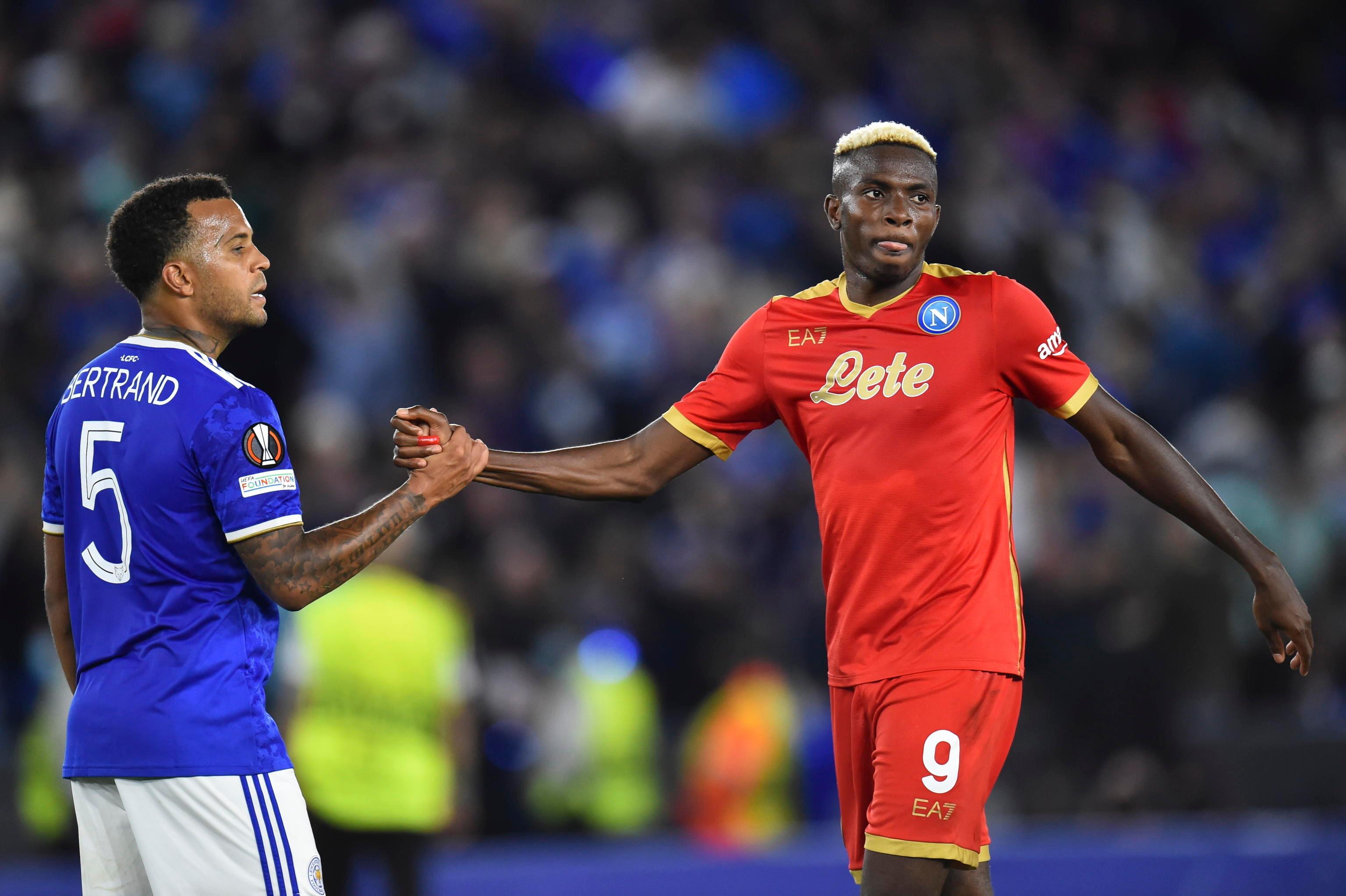 Napoli è Victor Osimhen l eroe della notte di Leicester