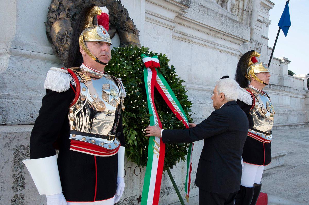 25 Aprile Mattarella Celebra La Festa Della Liberazione