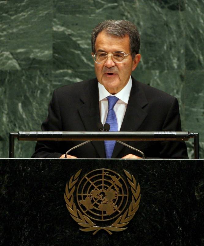 Romano Prodi nel 2006 (Ansa)