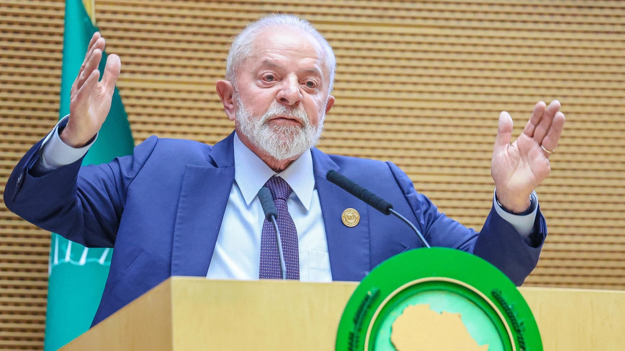 Lula in Etiopia (Ansa)