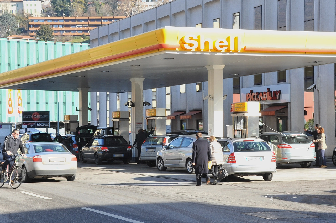 Una stazione di servizio (Foto Cusa)