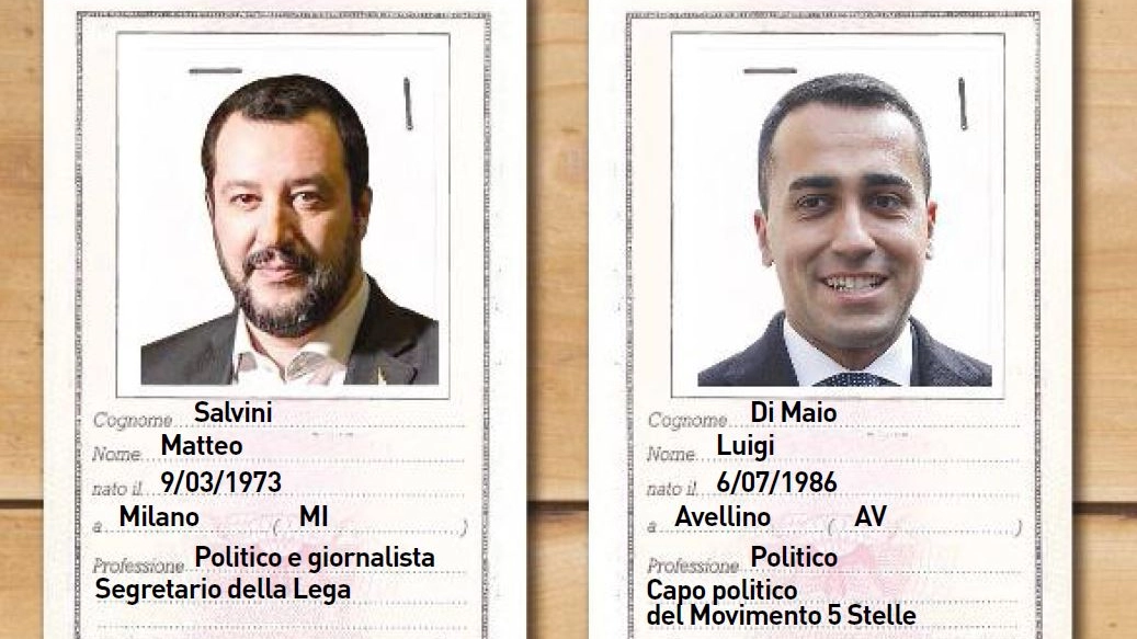 Matteo Salvini e Luigi Di Maio (Omaggio)