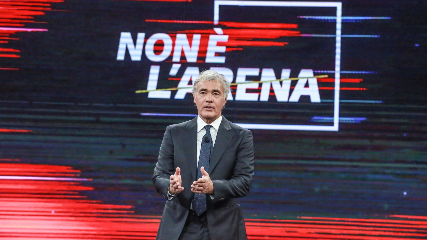 Massimo Giletti, conduttore di Non è L'Arena (foto Lapresse)