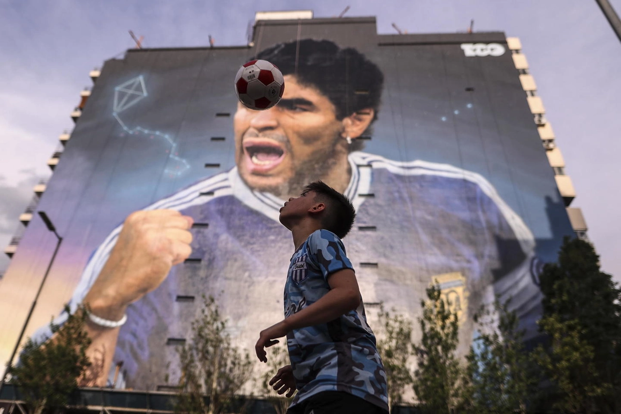 Murales dedicato a Diego Armando Maradona