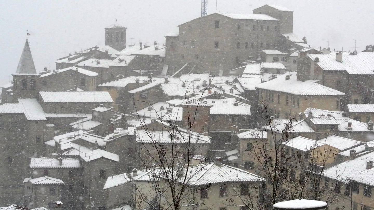 Maltempo neve nell Aretino e in Umbria solo una spruzzata a