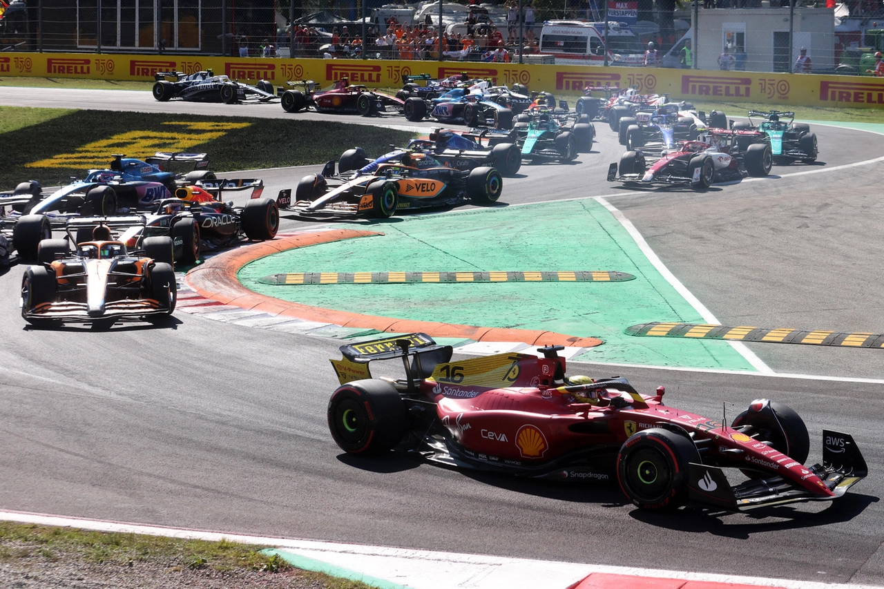 La prima variante dell'autodromo di Monza