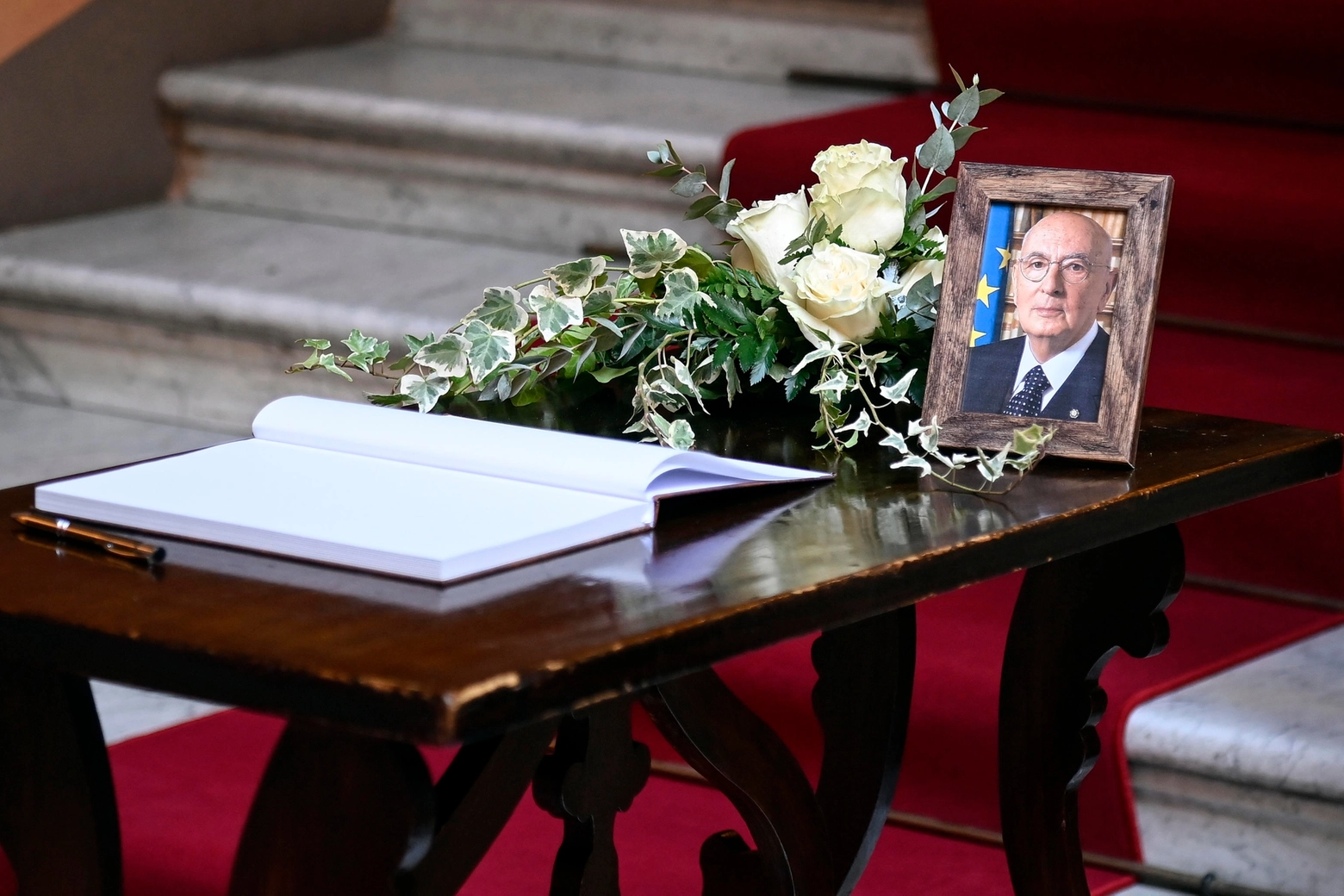 Funerali laici per Giorgio Napolitano (Ansa)
