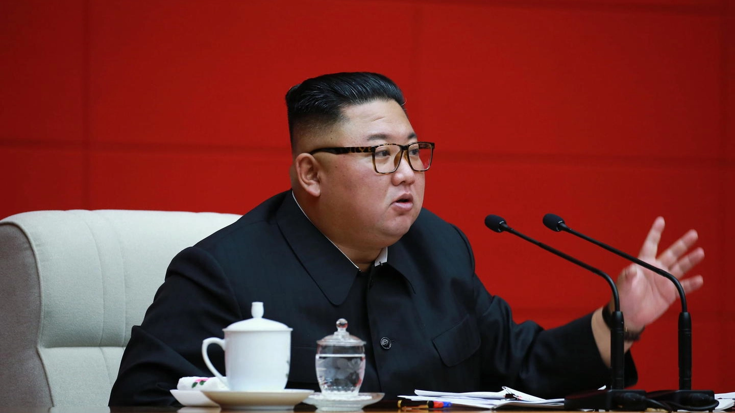 Kim Jong-Un, secondo alcune voci sarebbe in coma (Ansa)