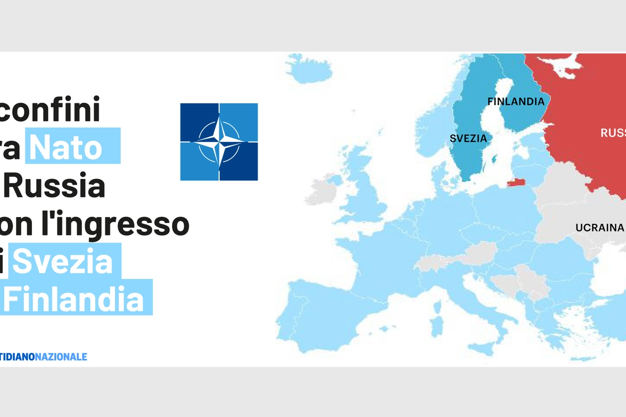 I confini della Nato con l'ingresso di Svezia e Finlandia