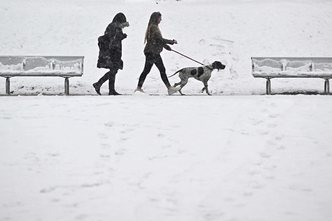 Previsioni meteo: in arrivo la neve (foto Afp)