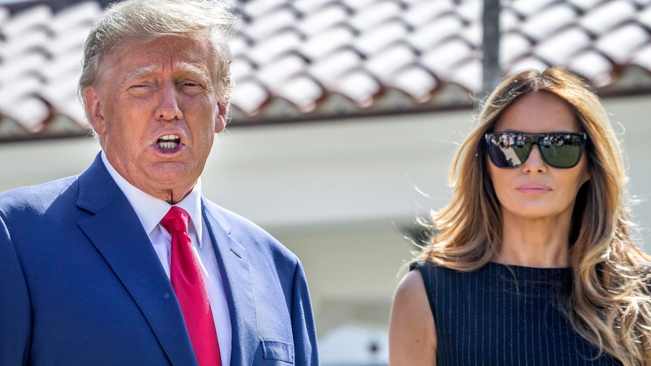 Donald Trump con la moglie Melania