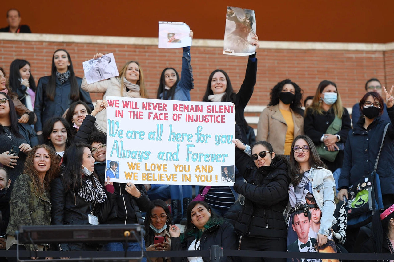 Fans di Johnny Depp alla Festa del Cinema di Roma