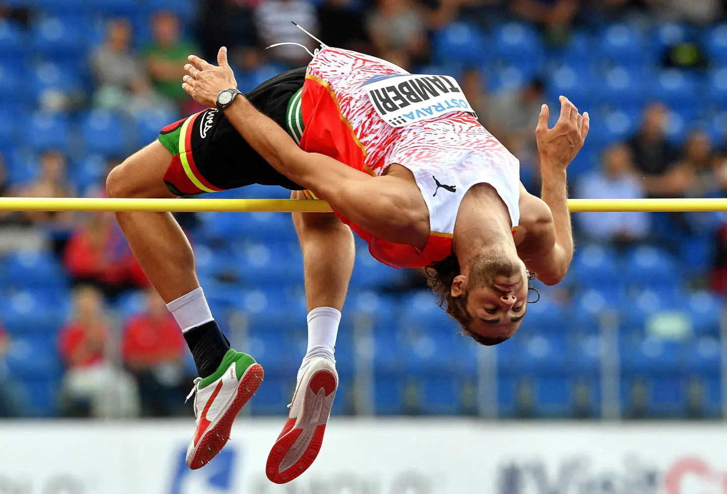 Gianmarco Tamberi: salto a 2,30 metri. Vittoria al Golden Spike di Ostrava