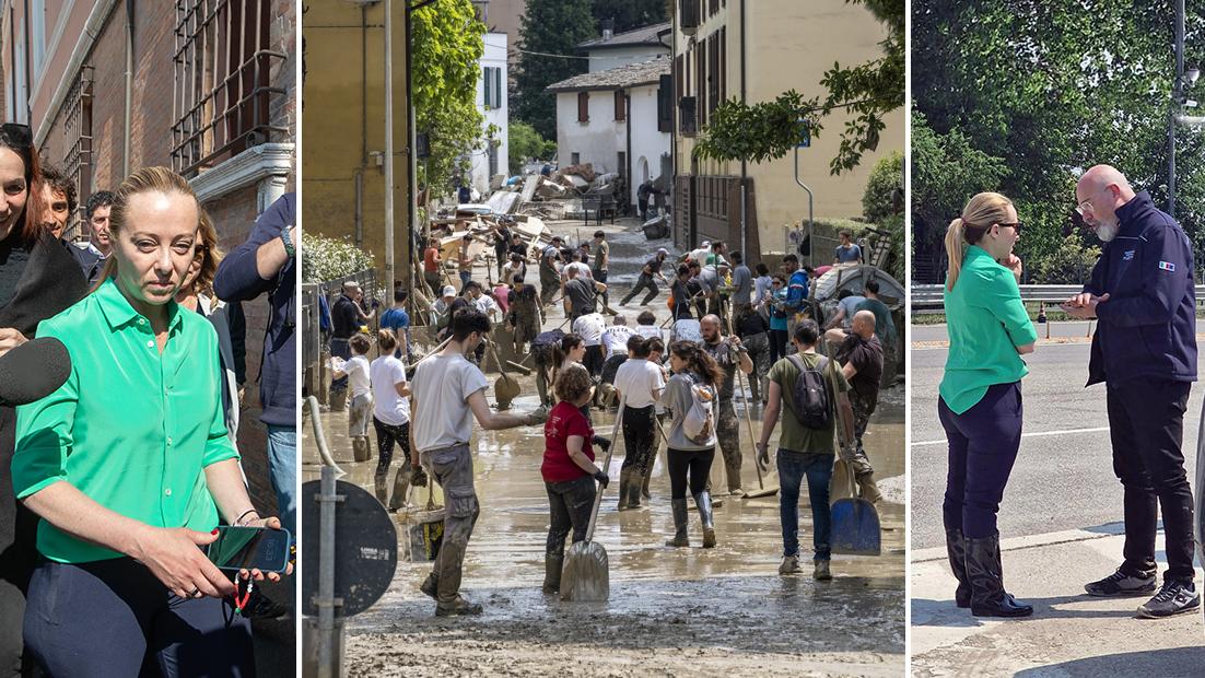 Meloni In Emilia Romagna Selfie Con Gli Alluvionati A Ghibullo Poi