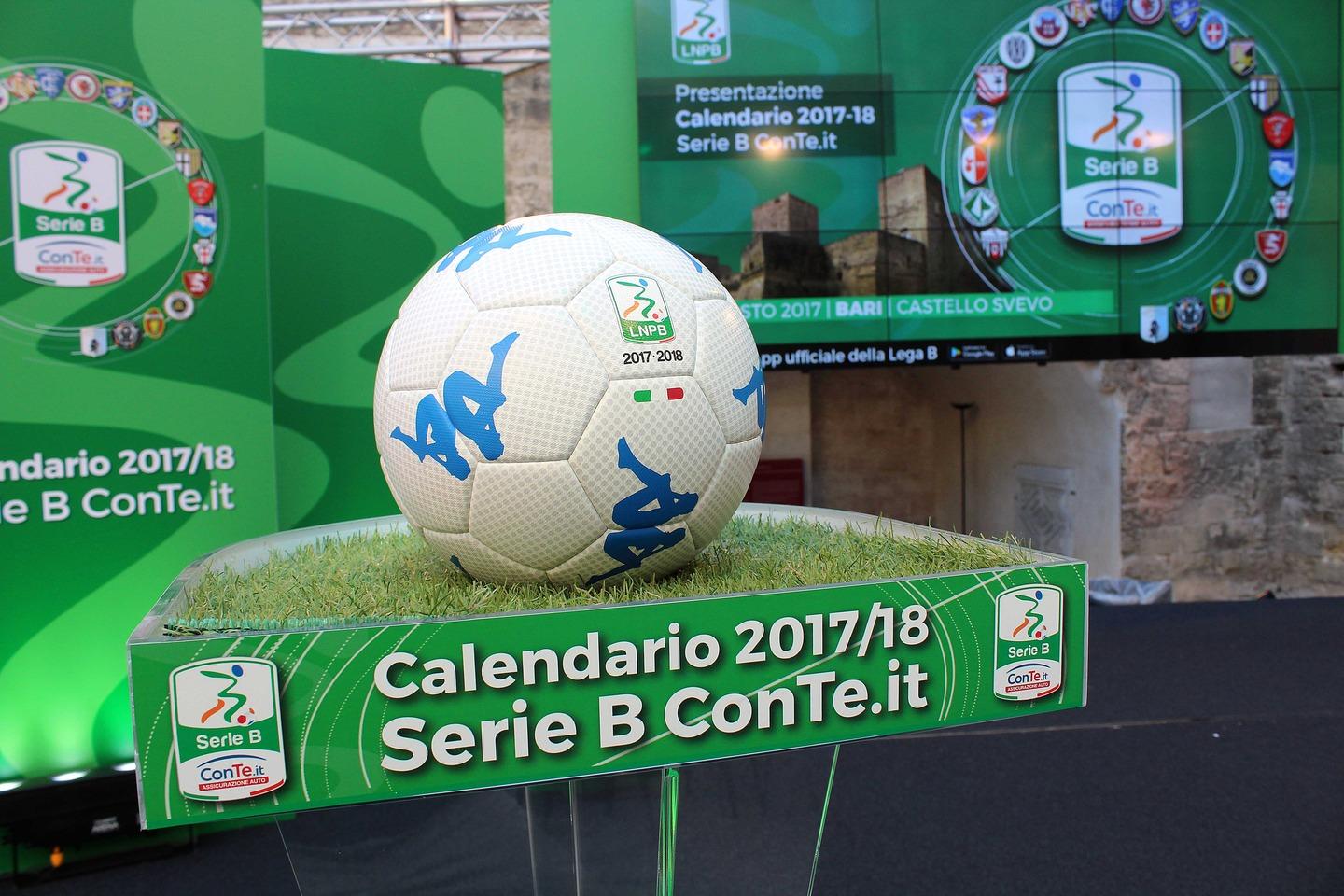 Calendario Serie B 2017-18, Il Tabellone Completo