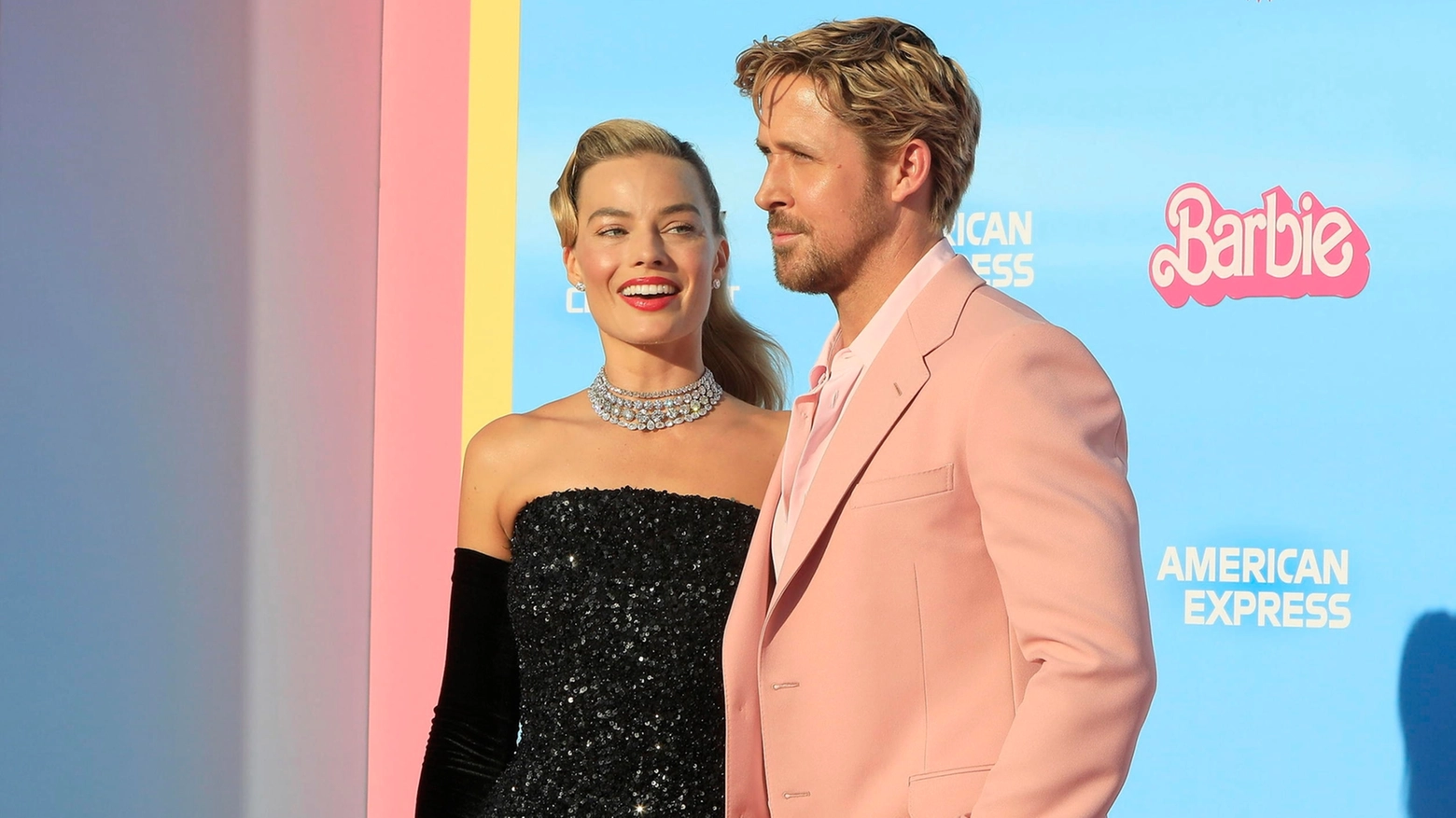 Margot Robbie (33 anni) e Ryan Gosling (42 anni) all'anteprima di "Barbie" a Los Angeles