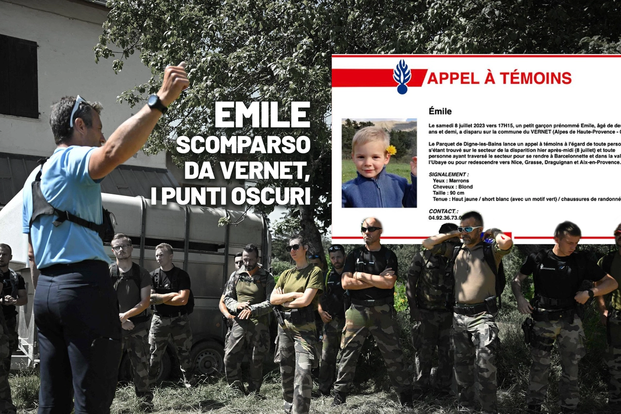 Emile, 2 anni e mezzo, è scomparso sabato 8 luglio da Vernet (Francia)