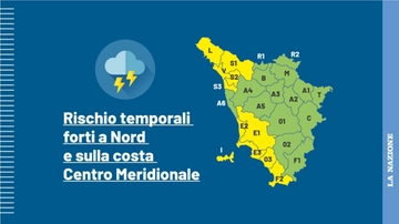 Rischio temporali, allerta gialla in Toscana. Le previsioni per i prossimi giorni