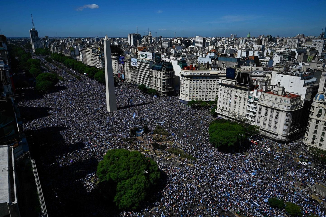 La marea umana a Buenos Aires