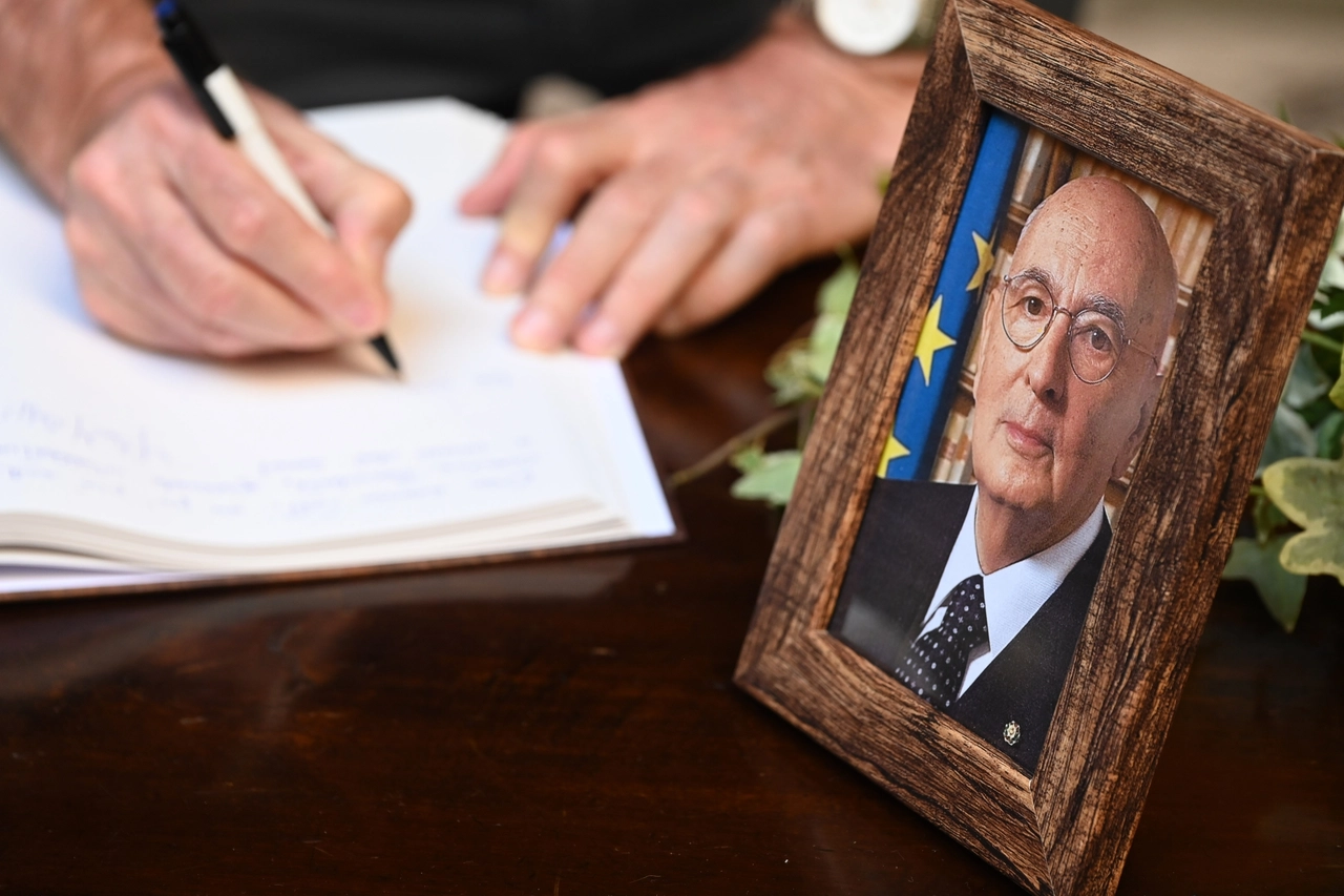 CAMERA ARDENTE DEL PRESIDENTE EMERITO GIORGIO NAPOLITANO AL SENATO