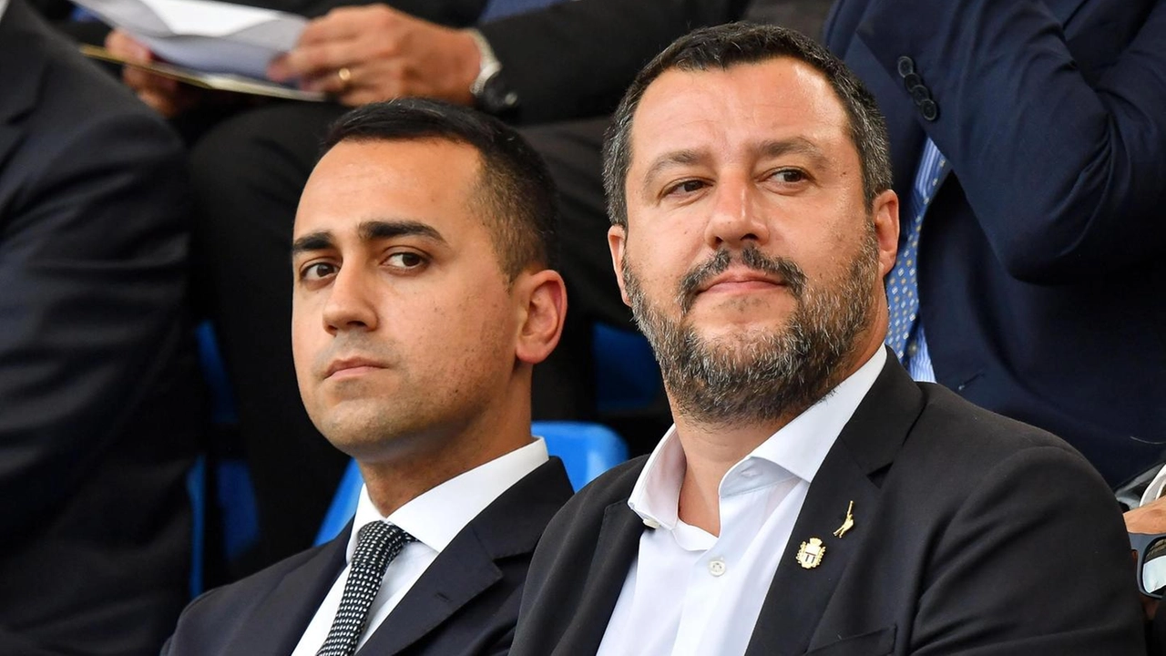 Luigi Di Maio e Matteo Salvini (Ansa)