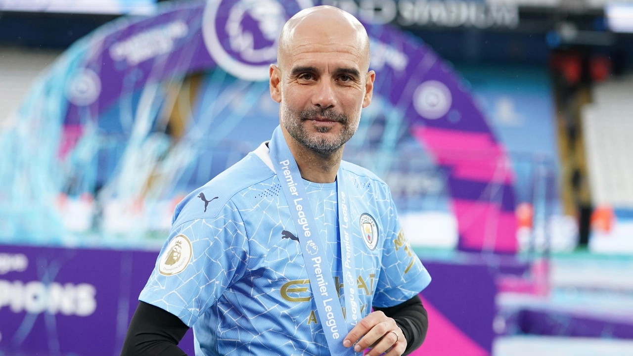 Pep Guardiola, allenatore del Manchester City