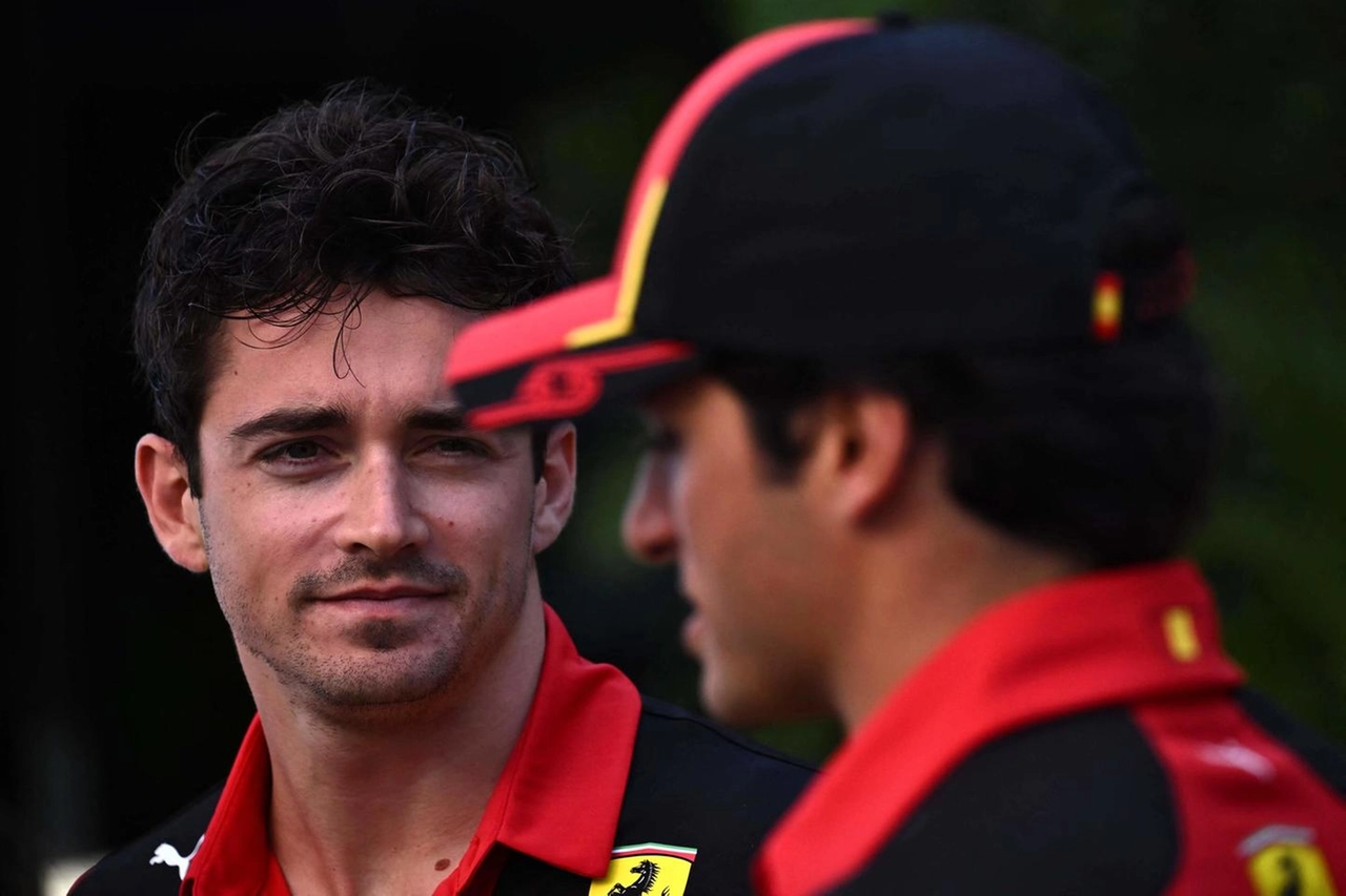  Charles Leclerc e Carlos Sainz Jr (Ansa)