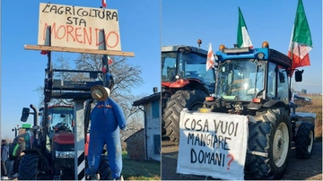 Trattori a Castel San Pietro: la protesta si ritira, casello riaperto