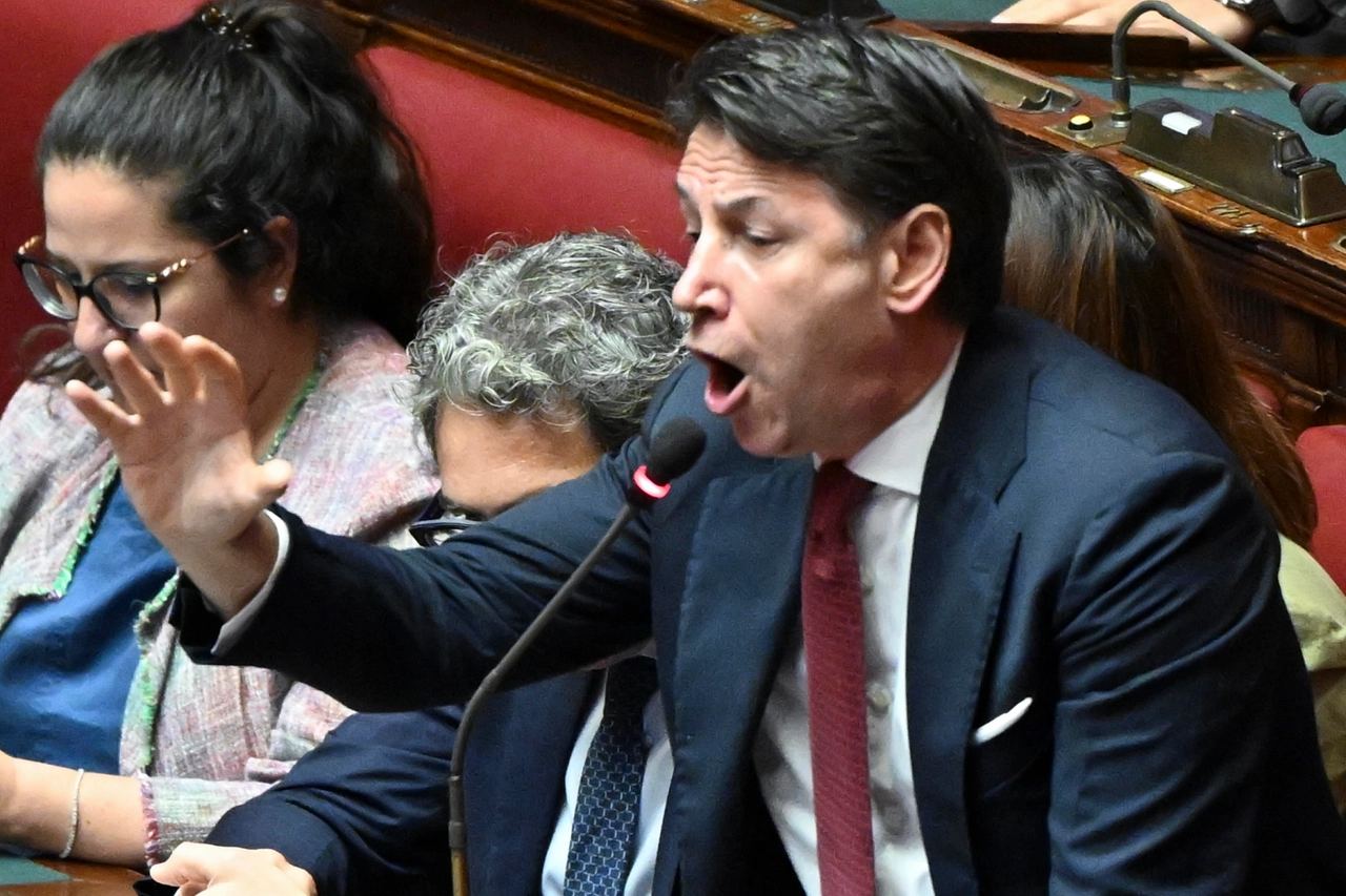 Giuseppe Conte, leader del Movimento 5 Stelle (Ansa)