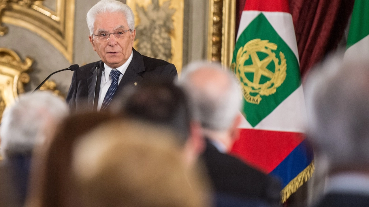 Il presidente della Repubblica Sergio Mattarella (foto Lapresse)