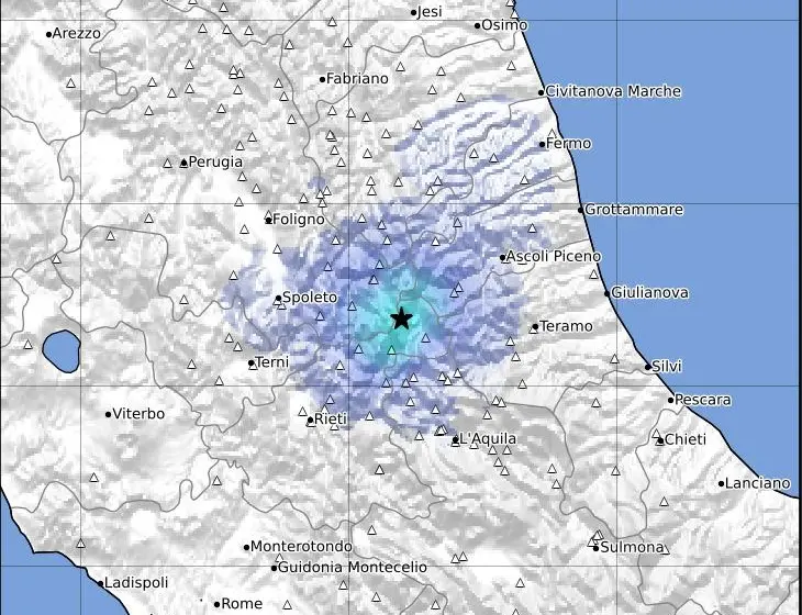 Terremoto oggi: scossa ad Accumuli, scia sismica in provincia di Forlì