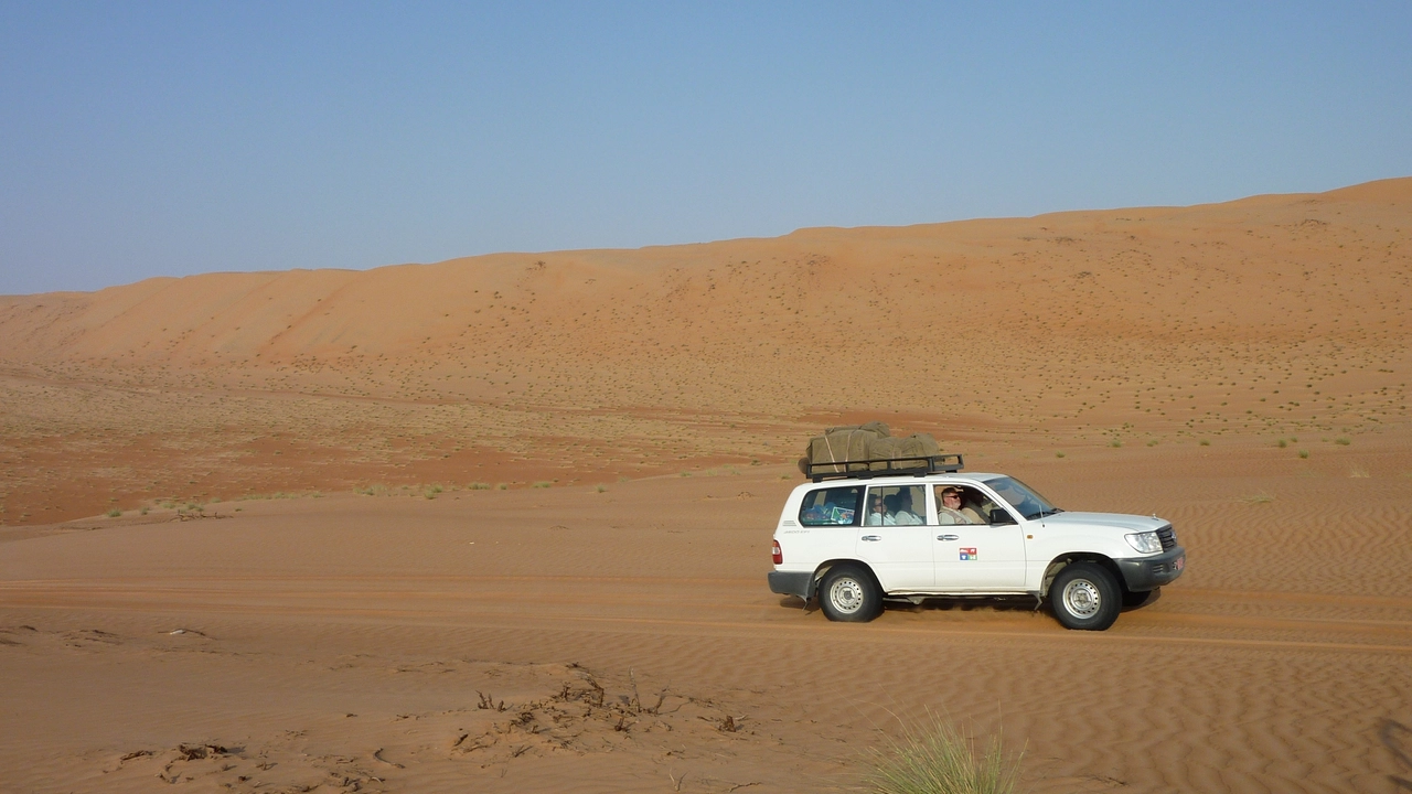 In fuoristrada nel deserto