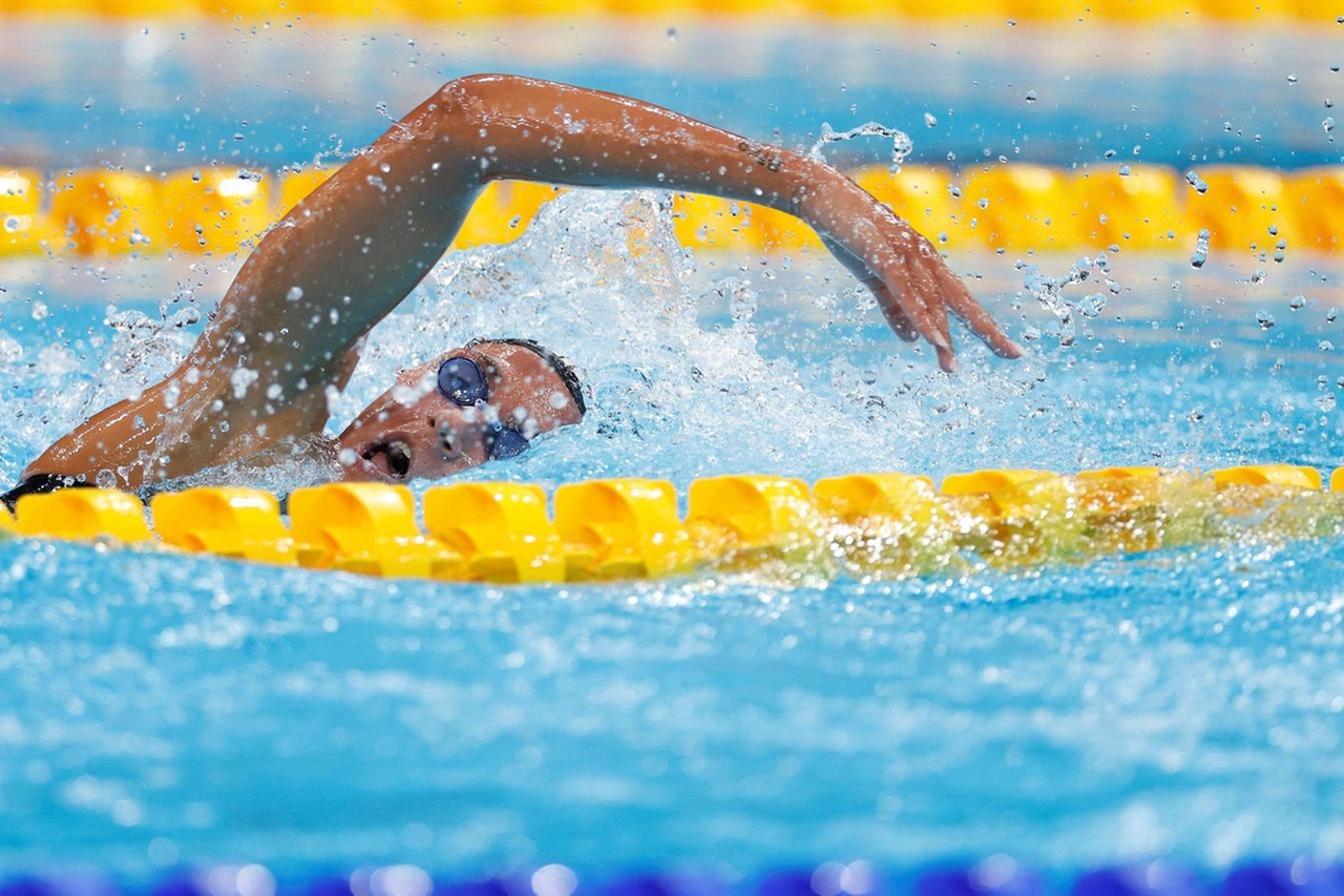 Simona Quadrella in acqua