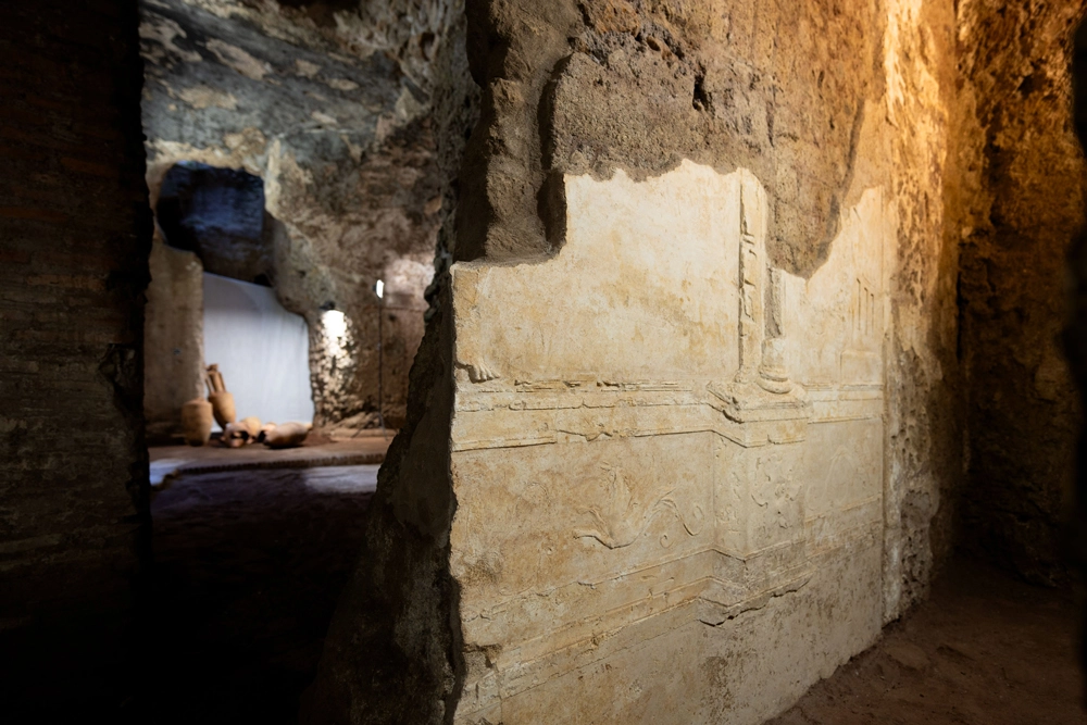 La nuova domus rinvenuta nel Parco archeologico del Colosseo (foto ministero della Cultura)