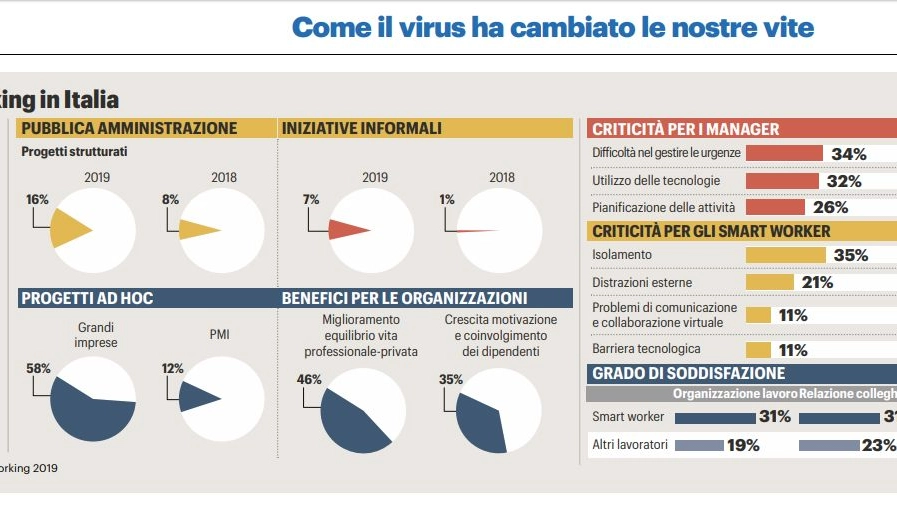 Lo smart working in Italia