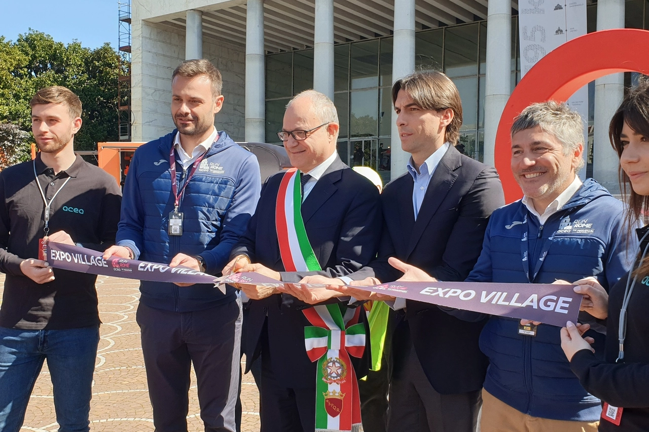 Inaugurato 'Expo Village' di Acea Run Rome The Marathon 