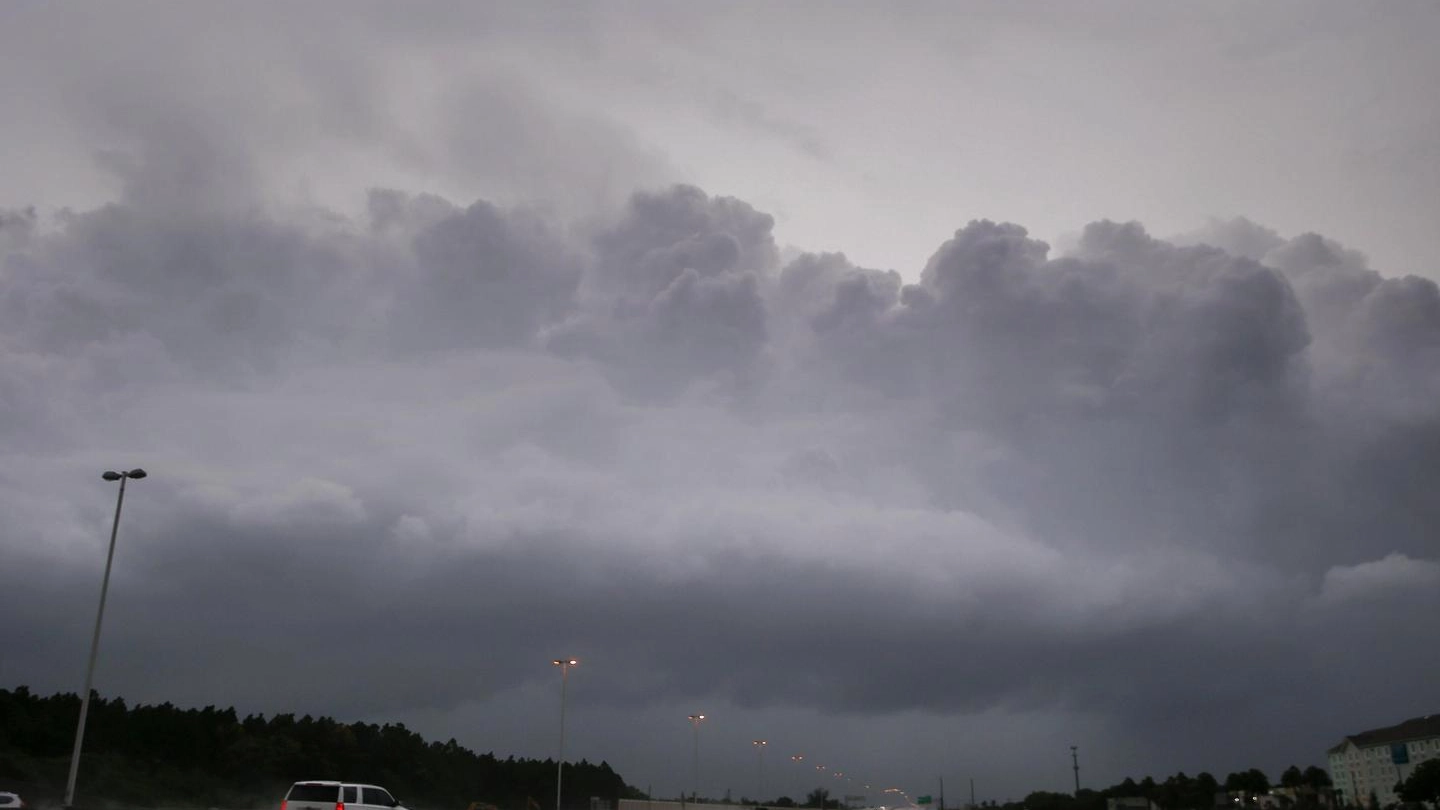 Florida, l'arrivo dell'uragano Irma (foto Ansa)