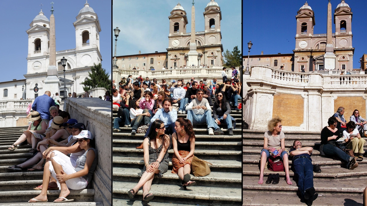 Trinità dei Monti: vietato sedersi sui gradini