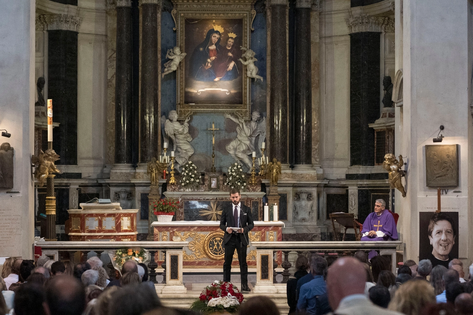 I funerali di Andrea Purgatori