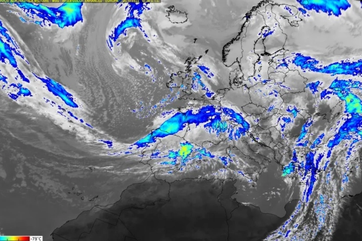 Meteo: la situazione dal satellite (Aeronautica Militare)