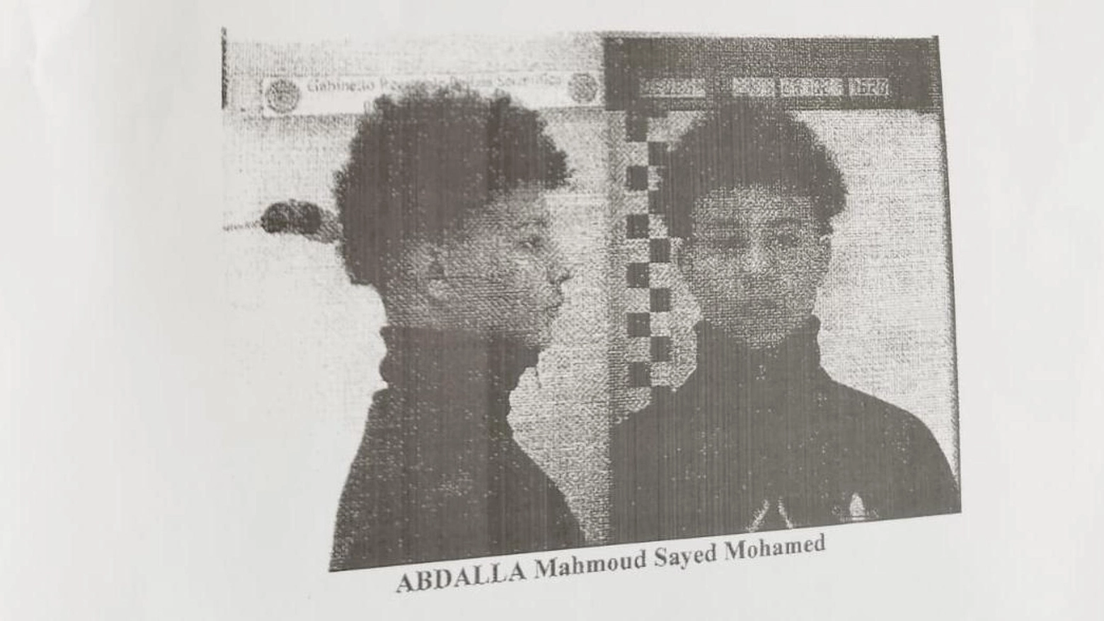 Le foto di Mahmoud Abdalla Sayed Mohamad che era arrivato, monorenne, in Italia su un barcone