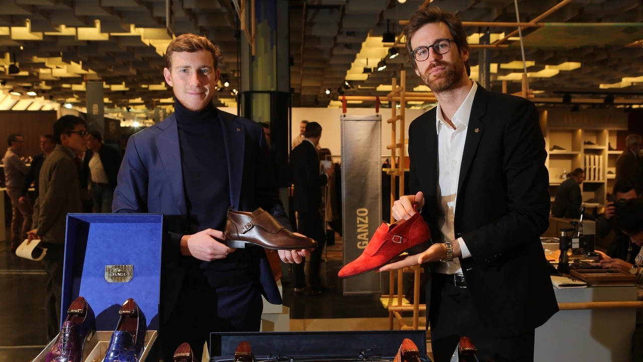 Bruno Riffeser Monti e Lorenzo Fusina, fondatori di Fanga, a Pitti Uomo (New Press Photo)