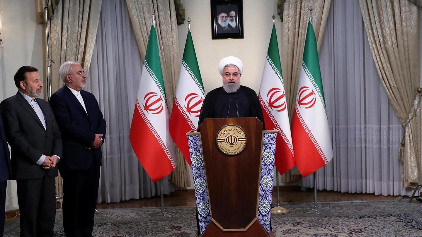 Il presidente iraniano Rouhani (Ansa)