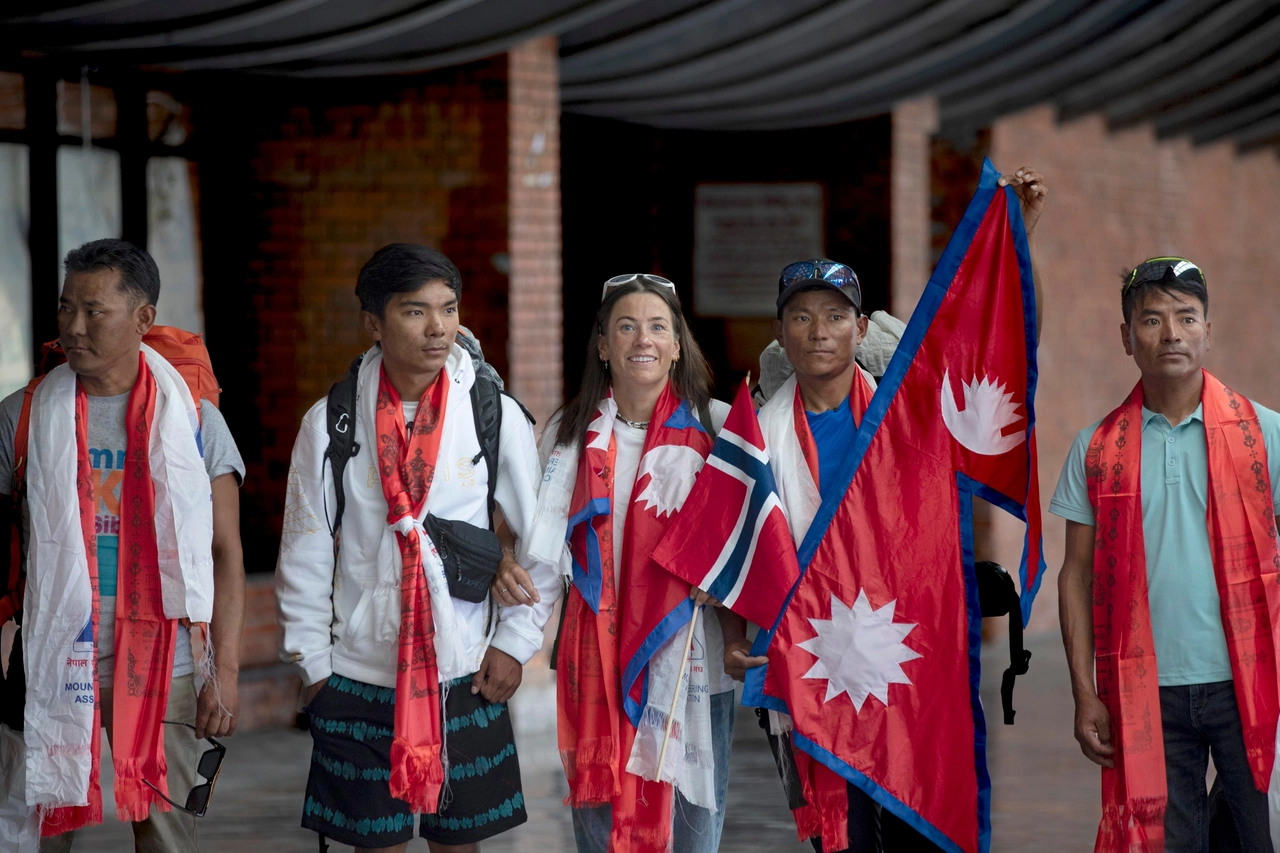 Kristin Harila in Nepal