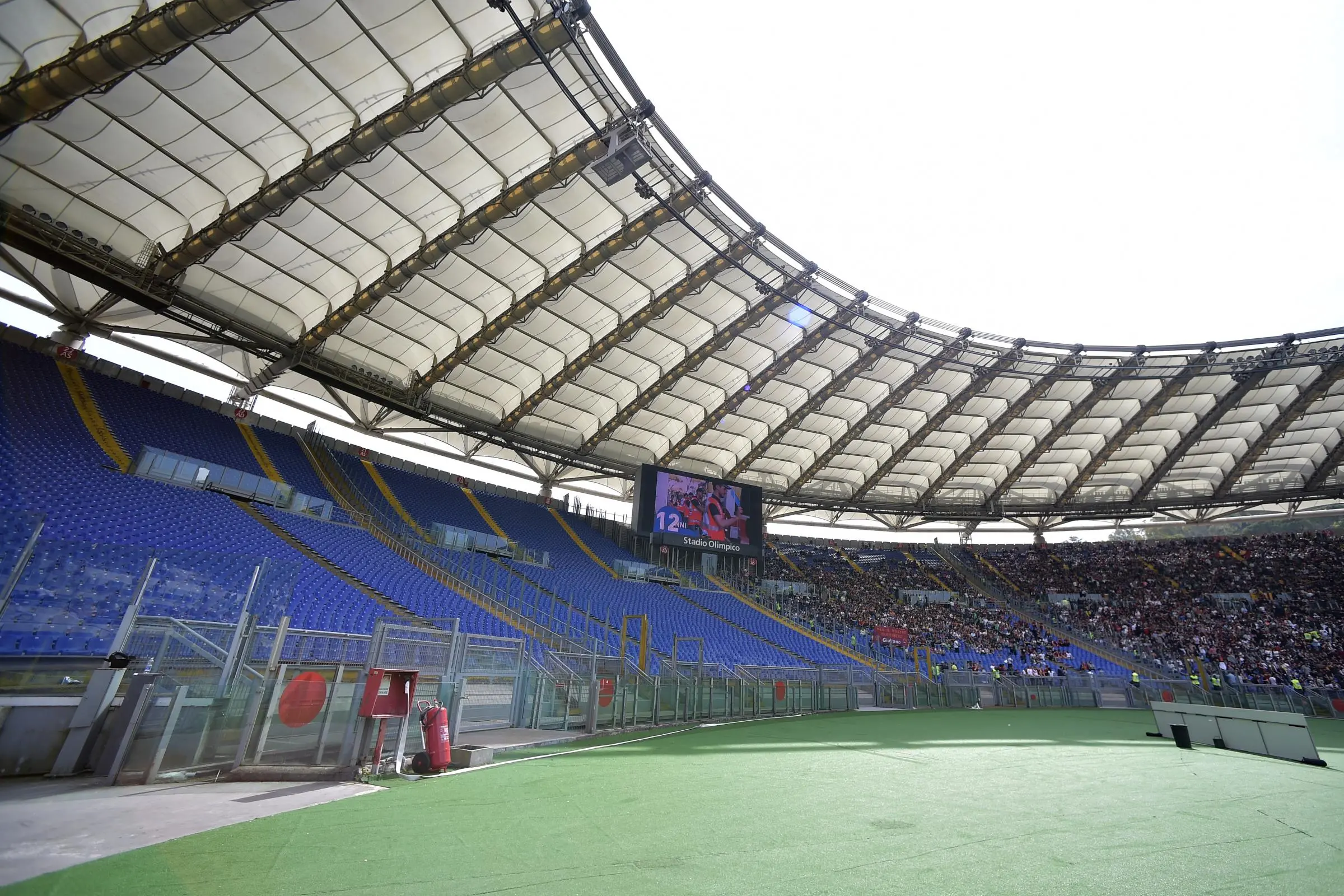 Roma, Olimpico: nessuna soluzione alle barriere in curva