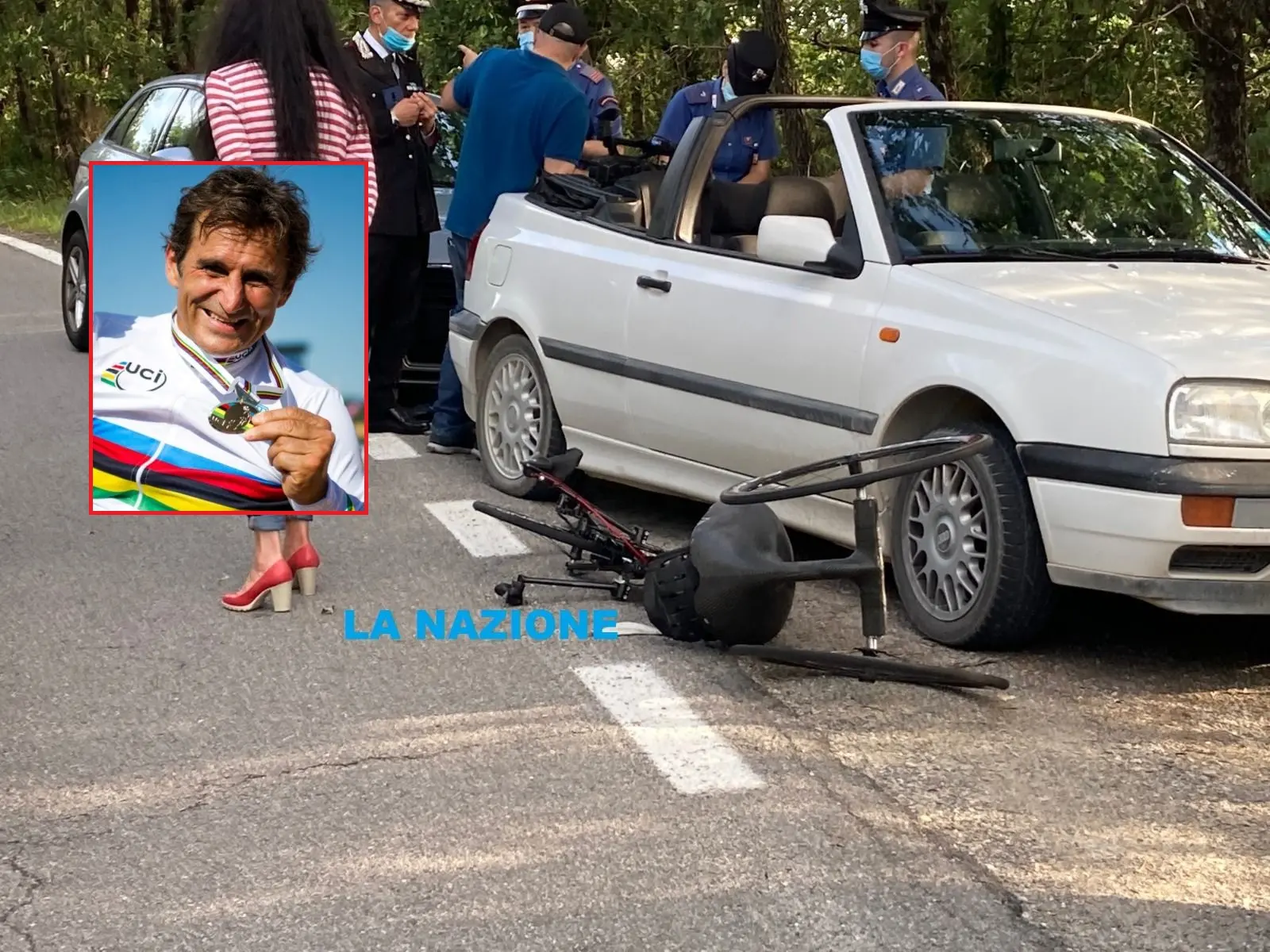 Alex Zanardi, grave dopo incidente con handbike. Operato per trauma cranico