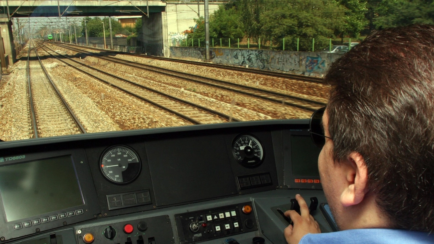 La cabina di guida del Malpensa Express