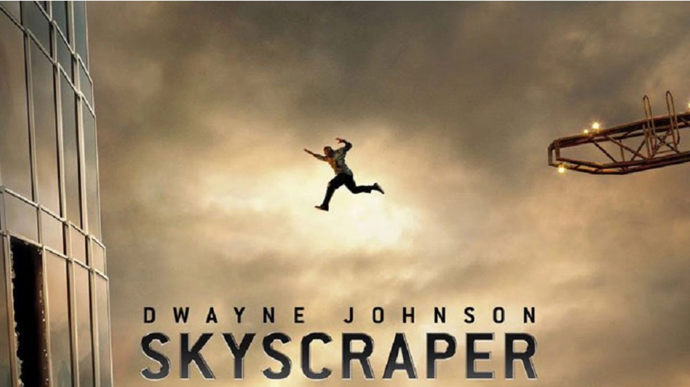 Dettaglio del poster di 'Skyscraper' – Foto: Universal Pictures