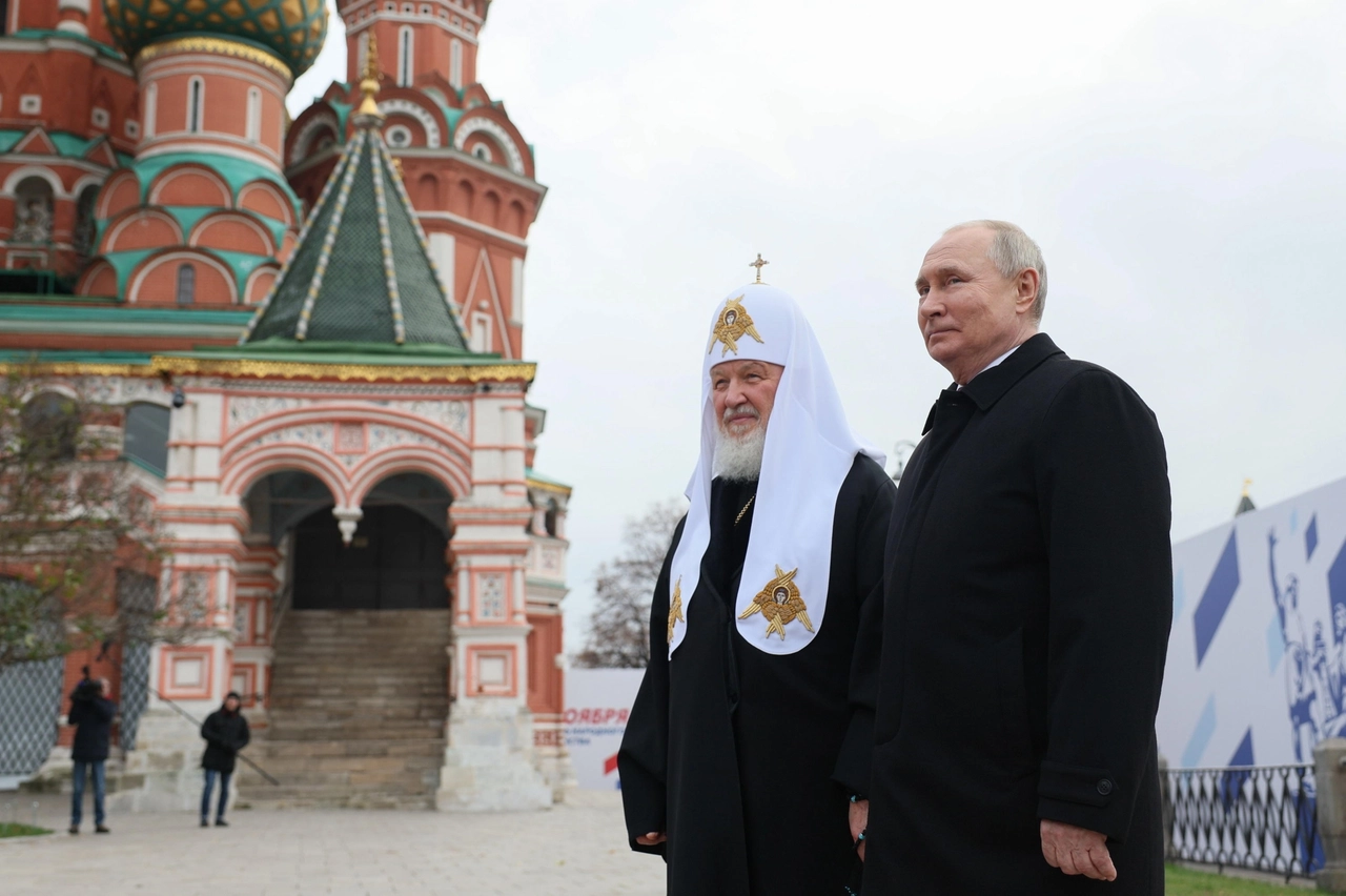 Vladimir Putin con il Patriarca Kirill