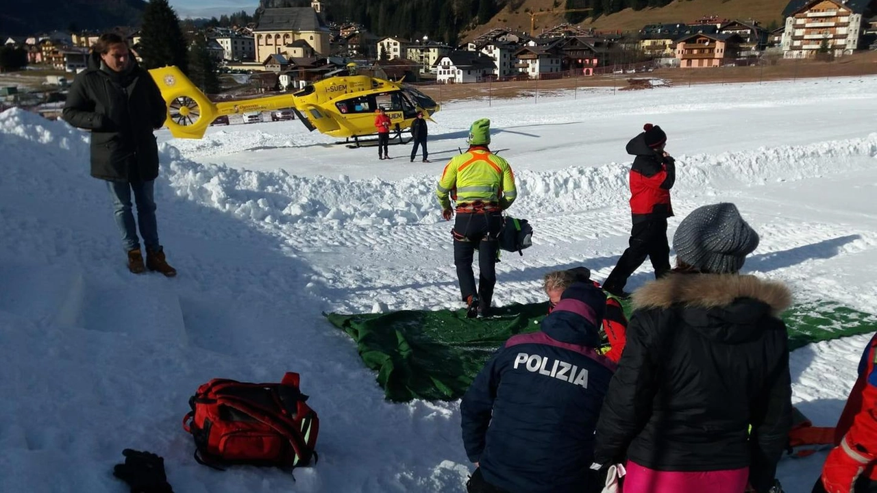 Incidente sugli sci a Sappada, Udine (Ansa)